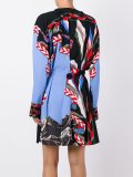 Alpine print dress
