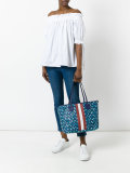 printed canvas tote 