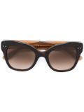 colour block cat eye sunglasses