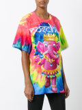 crowned elephant tie-dye T-shirt