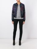 jacquard bomber jacket