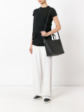 logo plaque tote bag 