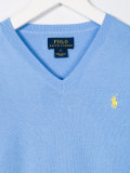 logo embroidered jumper