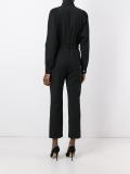 high neck belted jumpsuit