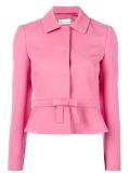 bow detail fitted jacket