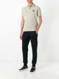 logo patch polo shirt 