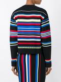 striped Medusa Head motif jumper