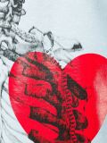 skeleton print T-shirt