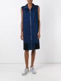 sleveless zip-up dress