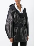 belted oversized jacket