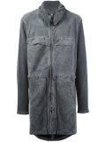 zipped parka 