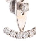 diamond bar stud earring 