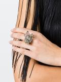 crystal embellished chunky ring