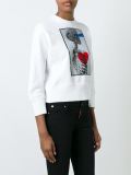 cropped sweatshirt