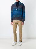 shawl neck cardigan