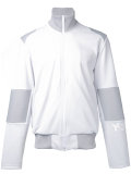 arm logo zipped sweatshirt