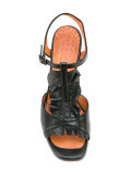 ruffle-front sandals