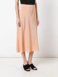 high-rise midi skirt