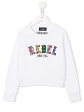 ’rebel‘缝饰套头衫