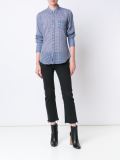 chest pocket checked shirt