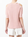 'Aristotle' cold shoulder sweater