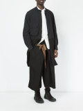 concealed placket coat