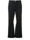 flared cropped jeans