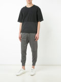 button detail sweatpants