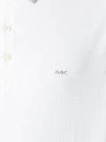 contrast detail polo shirt