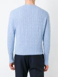 'The Thames' cable knit sweater