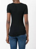 asymmetric frill hem T-shirt 