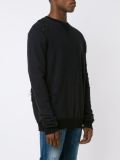 distressed sweater