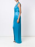 one shoulder gown