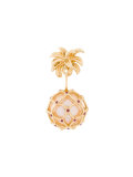 hanging pineapple pearl earring