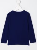 circus print long sleeved T-shirt