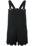 scalloped playsuit