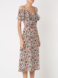 silk midi dress