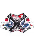 De Manta floral table cloth clutch 