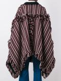 fringed oversized cardi-coat