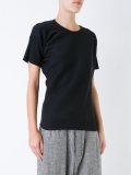 'Black Rib Twist'T恤
