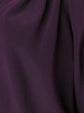 cold-shoulder V-neck blouse