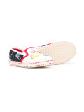 floral embroidered ballerinas