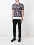 plant print T-shirt