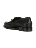 fringed trim loafers 