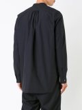 band collar shirt