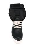 Geomasket hi-top sneakers