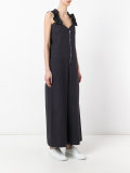 ruffled detail jumpsuit 