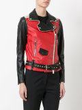 contrast biker jacket 