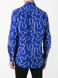 waves print shirt