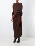 draped maxi dress